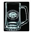 The Hobbit Golden Perch Premium Etched Glass Stein